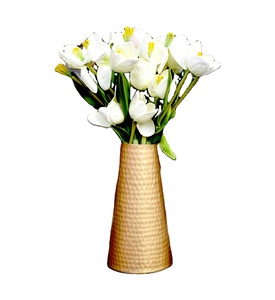 พรีเมี่ยมคุณภาพแฮนด์เมดโลหะทองเหลืองค้อนดอกไม้แจกัน/หม้อสำหรับตกแต่ง - Product Image 1