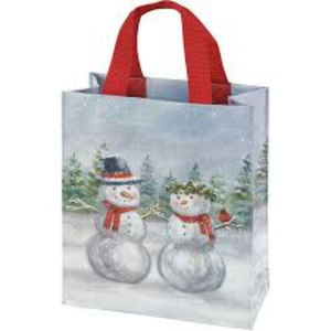 Bolsa de asas de Navidad personalizada de alta calidad Artículo de seda personalizado Patrón de estilo Carta Promoción Aus para exportación - Product Image 5