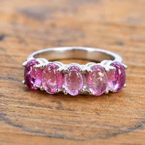 925 Sterling <b>Silver</b> Gemstone Jewelry <b>Ring</b> Handmade Pink Tourmaline for Anniversary Christian Religious Gift - Product Image 6