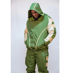 Men Waterproof Windbreaker Tracksuit <b>Jacket</b> Pants Streetwear <b>Tech</b> <b>wear</b> Custom OEM Bulk - Product Image 5