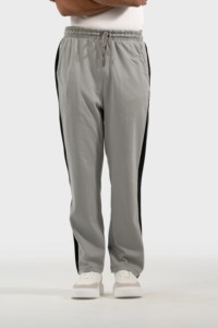 Pantalones Deportivos Casuales a Rayas para Hombre, Pantalones Ligeros de Algodón con Diseño de Rayas Laterales, Cintura Elástica y Corte Ajustado, Estilo Urbano - Product Image 5