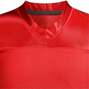 Short de football unisexe personnalisé en sublimation 100% polyester respirant en maille grande taille, maillot de rugby d'été anti-UV - Product Image 6