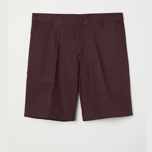 Shorts en twill de coton blanc pour homme, longueur genou, style urbain, anti-plis, multi-poches, service OEM disponible - Product Image 4