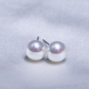 Zhuji Simple Fashion 8-9mm Freshwater Mantou <b>Pearl</b> <b>Earrings</b> - Product Image 2