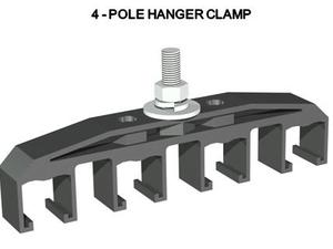 ตัวหนีบแขวน CMK สำหรับเครน EOT แบบ 3 เสา วัสดุคุณภาพสูง เสริมใยแก้วธรรมชาติ สีส้ม เชื่อมต่อแบบกด ขนาดสั่งทำพิเศษ - Product Image 3