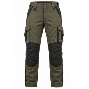 Pantalones Cargo de Algodón Resistentes para Hombre, con Múltiples Bolsillos, Ropa de Trabajo Industrial, Certificación CE, Reciclados, Personalizados, OEM, ODM, Venta al Por Mayor de Fábrica - Product Image 1