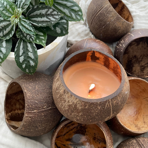 Tropical soy wax <b>candle</b> eco-friendly natural home decor cheapest price coconut shell <b>candles</b> - Product Image 6