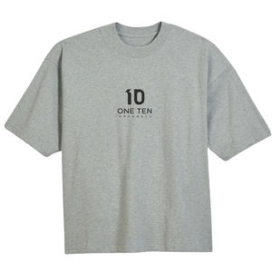 Camiseta Oversize para Hombre, Color Gris Jaspeado, Algodón Premium, Corte Relajado, Manga Corta, Estilo Casual Urbano, Prenda Lisa Personalizable - Product Image 1