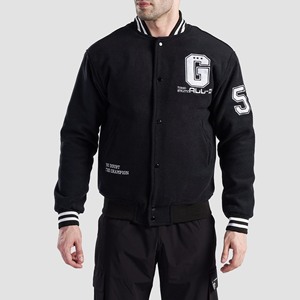 แจ็คเก็ตแฟชั่นสไตล์วาร์ซิตี้สำหรับผู้ชาย ผ้าพรีเมียม แจ็คเก็ตเลตเตอร์แมน ขายส่ง รับทำโลโก้ตามสั่ง - Product Image 3