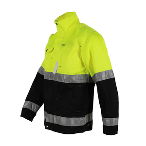 Chaqueta de Seguridad Impermeable de Alta Visibilidad Reflectante ANSI Clase 2, Ropa de Trabajo de Invierno con Logotipo Personalizado para Trabajadores de la Construcción y Carreteras - Product Image 3
