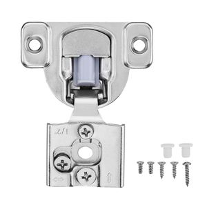 Paquete de 50 Bisagras para Puertas de Armario con Cierre Suave Oculto, Ángulo de Apertura de 105 Grados, Superposición Parcial, para Muebles de Cocina - Product Image 1