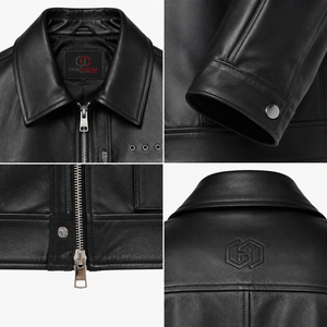 Premium Custom Front Logo Men's A-2 <b>Pilot</b> <b>Jacket</b> 1.0mm Full-Grain Cowhide Satin Autumn/Winter - Product Image 4