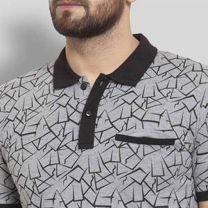 Camisa de Manga Corta Estampada para Hombre, Ropa Casual de Alta Calidad, 100% Algodón, con Bolsillo, Antiarrugas - Product Image 5
