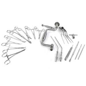 Juego de instrumentos genéricos para craneotomía, herramientas quirúrgicas de neurocirugía, kit quirúrgico de acero inoxidable de grado hospitalario - Product Image 1