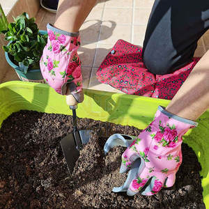 Guantes de jardinería duraderos con tela transpirable para plantar, desherbar y cuidar el jardín - Product Image 5