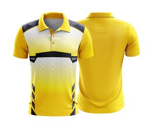 Breathable Polyester Sublimation Polo Jersey Manufacturer Durable Stitching for Men Women Youth Quick-Dry Dry-Fit Active Polo - Product Image 4
