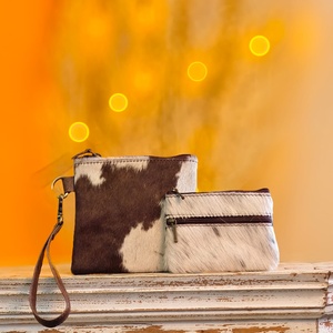 Nouveauté 2026 – Sacs bandoulière en cuir véritable 100 % avec fourrure de vache, style western, mini sacs à main élégants - Product Image 6