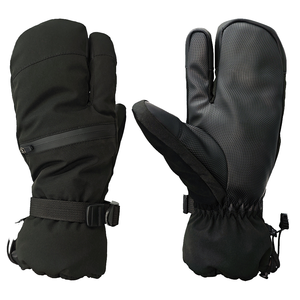 Leather Heated Ski Gloves with <b>Touch</b> Screen Technology Waterproof & Unisex for Winter Snowboarding and Outdoor Activities - Product Image 1