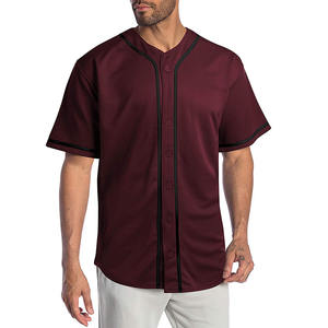 Jersey de Béisbol de Poliéster de la Mejor Calidad, Ligero, Transpirable y de Secado Rápido, con Logotipo Personalizado e Impresión de Diseño - Product Image 2