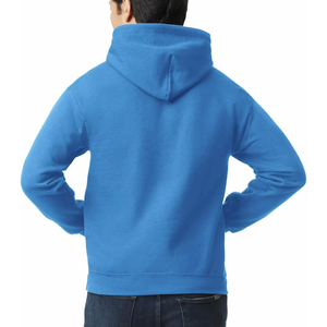 เสื้อฮู้ดสีน้ำเงินสำหรับผู้ชาย ทรงปกติ ผ้าถักเนื้อฝ้าย สวมใส่สบายๆ สำหรับฤดูใบไม้ร่วง BRG เสื้อฮู้ดและเสื้อสเวตเชิ้ตสำหรับผู้ชาย - Product Image 3