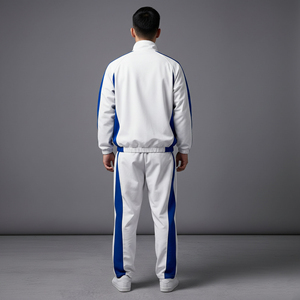 Survêtements d'hiver imprimés personnalisés unisexes pour hommes, 100 % coton, ensemble 2 pièces, coupe-vent, réversibles, style streetwear – Vente chaude - Product Image 4