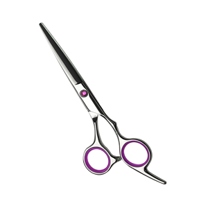 กรรไกรตัดผมราคาประหยัด ใบมีดคม กรรไกรตัดผมตรงแบบกำหนดเองสำหรับผู้ใหญ่ กรรไกรตัดผมคุณภาพสูง - Product Image 1