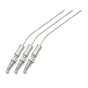 Tube d'aspiration Poole en acier inoxydable de 20 cm de diamètre et 10 mm, instruments chirurgicaux ORL, ensemble à source d'alimentation manuelle - Product Image 2