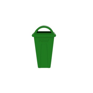 ถังขยะพลาสติก HDPE สีเขียวสำหรับกลางแจ้ง รูปทรงสี่เหลี่ยมผืนผ้า พร้อมที่เหยียบเท้าสำหรับรีไซเคิล - Product Image 2