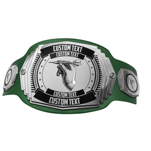 Cinturón de Campeonato Personalizable con Texto Personalizado, Cinturón Verde de Primera Calidad, Exclusivo para Coleccionistas, Eventos de Lucha Libre - Product Image 5