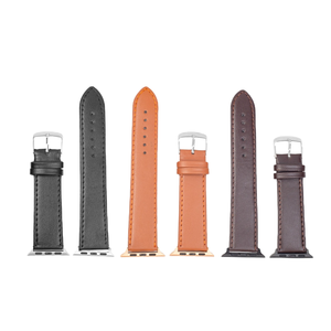 สายนาฬิกาหนังคุณภาพระดับพรีเมียมปรับแต่งโลโก้ได้ขนาด16มม. และ20มม. พร้อมหัวเข็มขัดสแตนเลสและแบบมีเสน่ห์ - Product Image 2