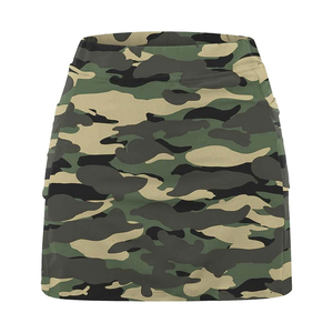 Adult Ladies <b>Elastic</b> Sports Athletic <b>Skirts</b> Camo Design Spandex Polyester Fabric Comfortable Sports Women's Activewear <b>Skirt</b> - Product Image 1