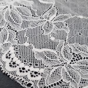 Floral Vine Stretch <b>Lace</b> Band 23cm Lightweight Nylon Spandex <b>Elastic</b> Warp Knit <b>Lace</b> Fabric Customized Color Custom Designs for - Product Image 4
