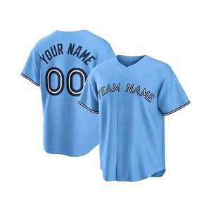 Maillot de baseball rouge personnalisé, nom de l'équipe, votre nom 00, imprimé à l'écran, col en V, manches courtes, unisexe, adulte, respirant, polyester - Product Image 2