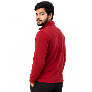 Wholesale <b>Half</b> <b>Zip</b> <b>Sweatshirt</b> Factory Polyester Fleece <b>Half</b> <b>Zip</b> <b>Sweatshirt</b> Streetwear <b>Half</b> <b>Zip</b> <b>Sweatshirt</b> - Product Image 2