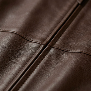 Veste en cuir sur mesure pour homme, coupe ajustée |   Fabricant de vêtements de mode haut de gamme, respirants, élégants et très demandés - Product Image 4