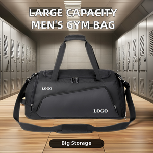 Sac de sport en polyester RYBIC SPORTS avec sangle réglable, fermeture éclair, unisexe, décontracté, pour la gym, le fitness, les voyages, grande capacité - Product Image 6