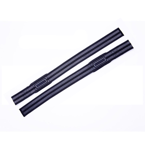 GAPE SPORTS Lifting Straps Black Red Polyester Nylon High Stretch Anti-Slip for Closure Weightlifting <b>Strength</b> <b>Training</b> - Product Image 3