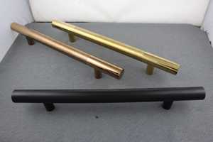 Modern Stainless Steel Cabinet Bar Handles Minimalist Design Black <b>Gold</b> Silver Bronze Kitchen Furniture <b>Drawer</b> <b>Pulls</b> Durable - Product Image 4