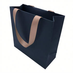 ถุงกระดาษคราฟท์หรูหรา ทำมือ ปั๊มฟอยล์ทอง  เคลือบด้าน เคลือบเงา เคลือบยูวี สำหรับบรรจุภัณฑ์อาหารและเทียน - Product Image 6