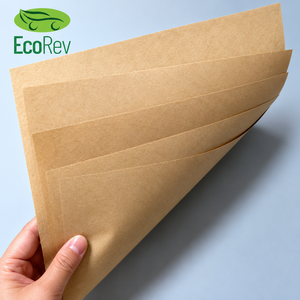 Papier brun anti-graisse de qualité alimentaire recyclable anti-bouclage 50gsm 60gsm 70gsm pour la margarine 80cm - Product Image 5