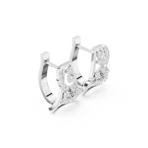 Joyas de bambú Pendientes de ala de filigrana chapados en oro rosa de 14 quilates - Product Image 3