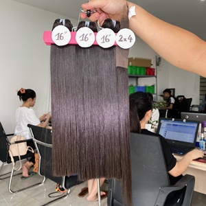 ผมต่อทรงตรงยาว14 16นิ้วผมมนุษย์แบบสั้น2024เวียดนาม - Product Image 1