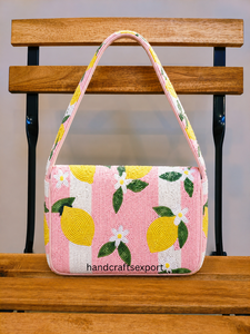 Sac à bandoulière portable de luxe professionnel, léger, robuste, de haute qualité, fait main, écologique et perlé, tendance, vente en gros - Product Image 2