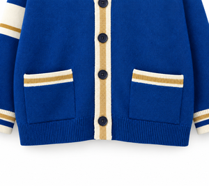 Ajoutez vos pulls personnalisés de haute qualité à col en V pour les logos des universités américaines Jack & Jil, cardigans tricotés - Product Image 4