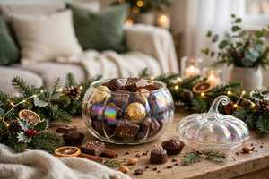 Pumpkin Shape <b>Glass</b> <b>Candle</b> <b>Jar</b> Clear Decorative <b>Candle</b> Holder Lid Heat Resistant Multifunction Christmas Easter Decor Handmade - Product Image 4