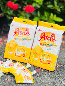 ATELA Vente en gros de craquelins de maïs croustillants 342g, collation salée au maïs en boîte, style moderne et haut de gamme, ODM, vente en gros directe d'usine |   Échantillon gratuit - Product Image 1
