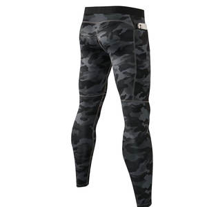 Leggings de Compresión Transpirables para Hombre de Alto Rendimiento con Cintura Elástica, Material de Poliéster/Algodón para Correr, Entrenamiento Físico - Product Image 2