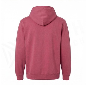 เสื้อฮู้ดผู้ชายทรงปกติ สีพื้น มีกระเป๋าหน้า สไตล์ลำลอง ผ้าฝ้ายเฟรนช์เทอร์รี่ สำหรับฤดูใบไม้ร่วง - Product Image 2