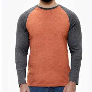เสื้อยืดแขนยาวผู้ชายผ้าฝ้าย 100% สำหรับออกกำลังกาย ฟิตเนส เล่นเวท ขายออนไลน์ราคาถูก - Product Image 1