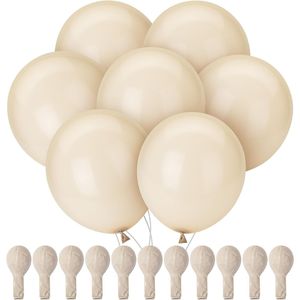 Palloncini per Feste 12 Pollici, Confezione da 54, Bianco Sabbia, Qualità Premium - Product Image 1
